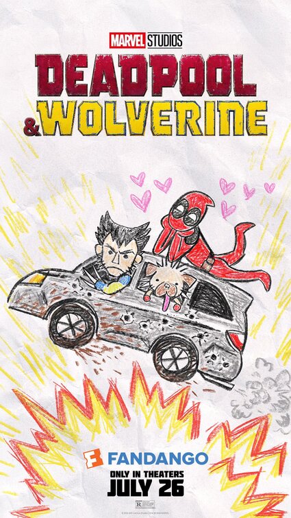 1000 piece jigsaw puzzle for the movie poster: Deadpool & Wolverine (2024) ver10