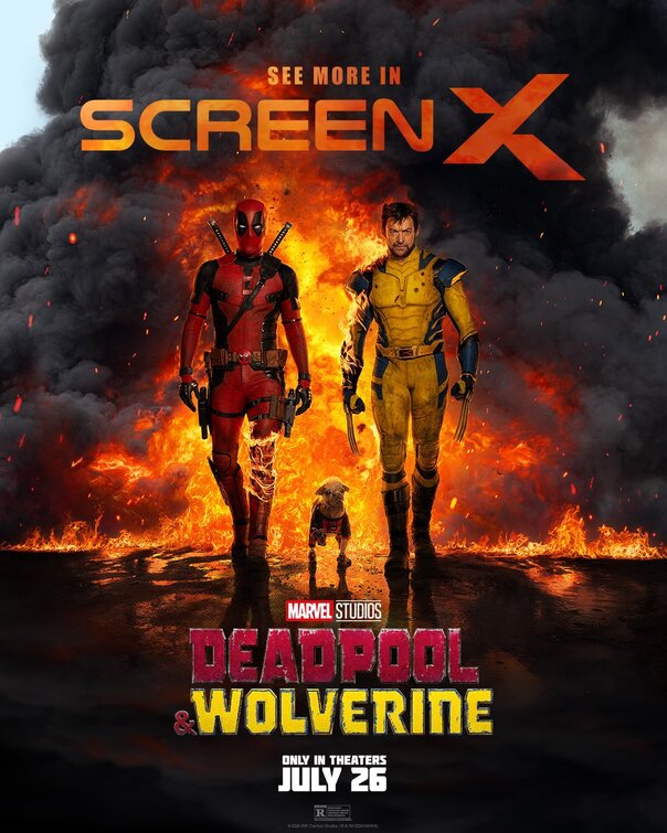 1000 piece jigsaw puzzle for the movie poster: Deadpool & Wolverine (2024) ver9