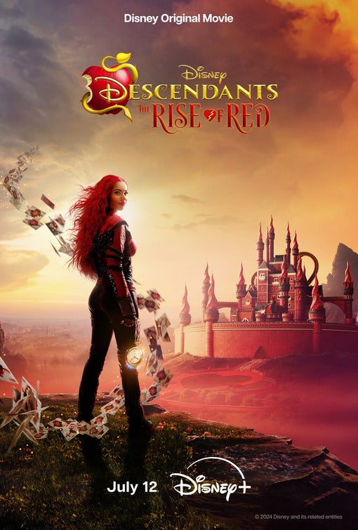 1000 piece jigsaw puzzle for the movie poster: Descendants: The Rise of Red (2024)