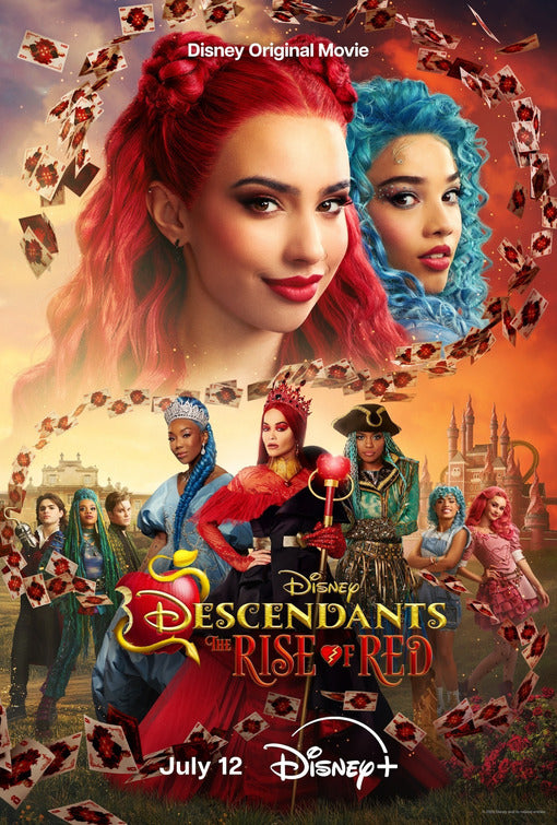 1000 piece jigsaw puzzle for the movie poster: Descendants: The Rise of Red (2024) ver12