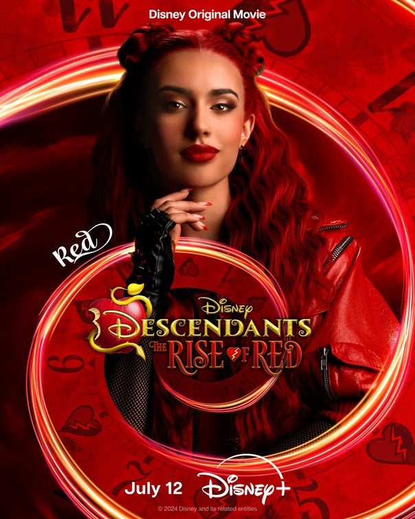 1000 piece jigsaw puzzle for the movie poster: Descendants: The Rise of Red (2024) ver2