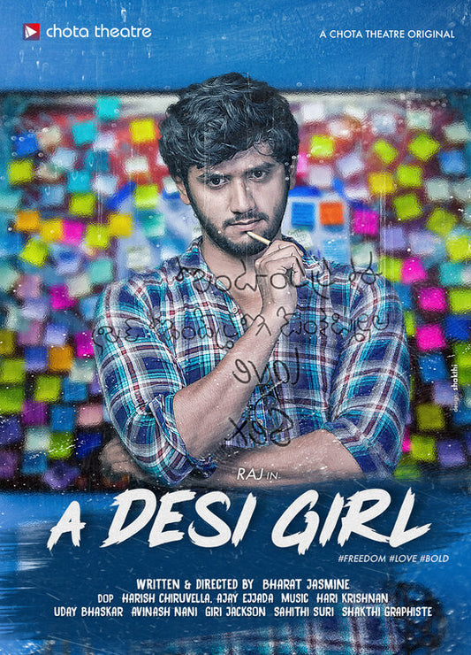 1000 piece jigsaw puzzle for tv poster: A Desi Girl