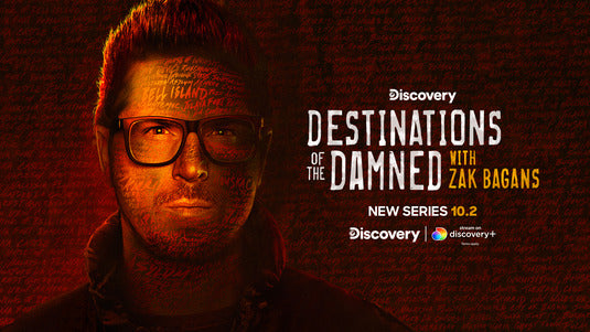 1000 piece jigsaw puzzle for tv poster: Destinations of the Damned with Zak Bagans