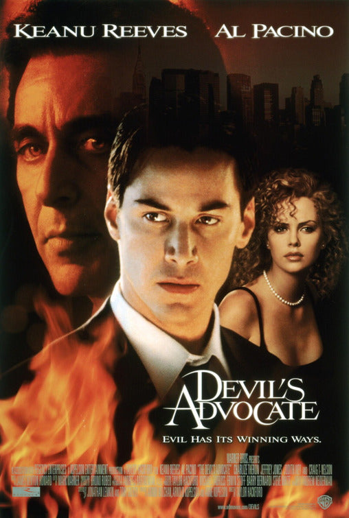 the movie poster: The Devil's Advocate (1997) ver1