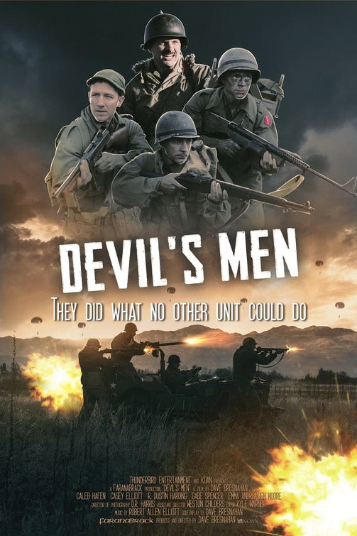 1000 piece jigsaw puzzle for the movie poster: Devil's Men (2023)