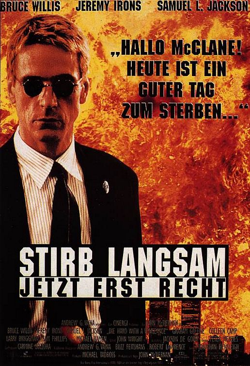 the movie poster: Die Hard With A Vengeance (1995) ver4