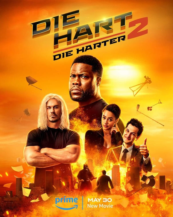 1000 piece jigsaw puzzle for the movie poster: Die Hart: Die Harter (2024)