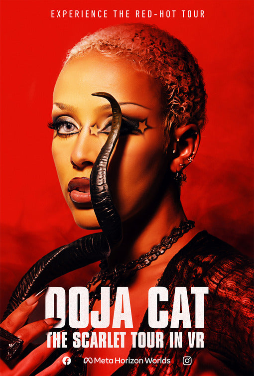 1000 piece jigsaw puzzle for tv poster: Doja Cat: The Scarlet Tour in VR