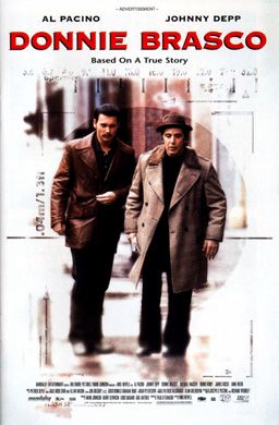 the movie poster: Donnie Brasco (1997) ver1