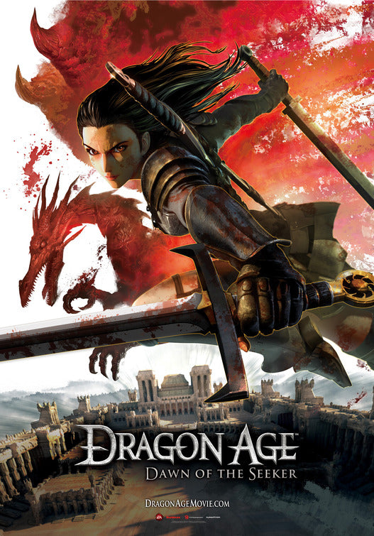 1000 piece jigsaw puzzle for the movie poster: Dragon Age: Dawn of the Seeker (2012)