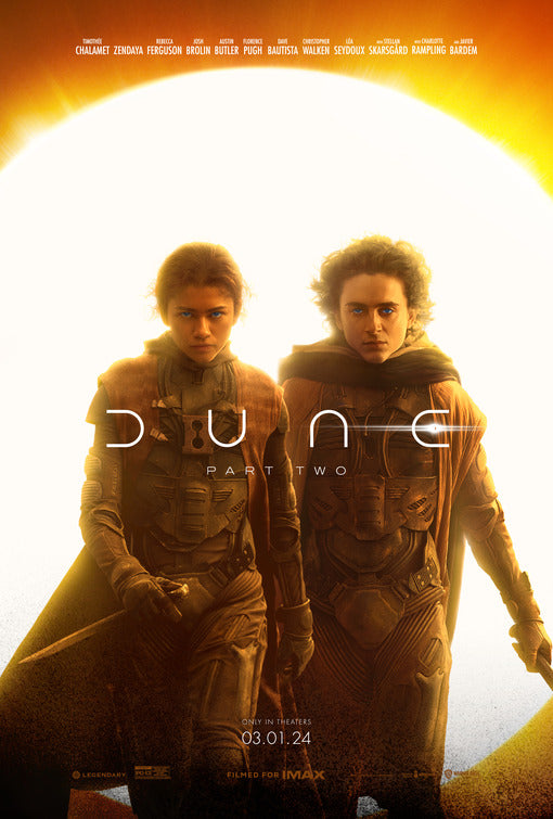 1000 piece jigsaw puzzle for the movie poster: Dune: Part Two (2024) ver13