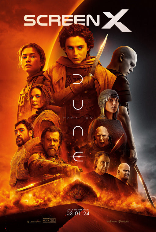 1000 piece jigsaw puzzle for the movie poster: Dune: Part Two (2024) ver25