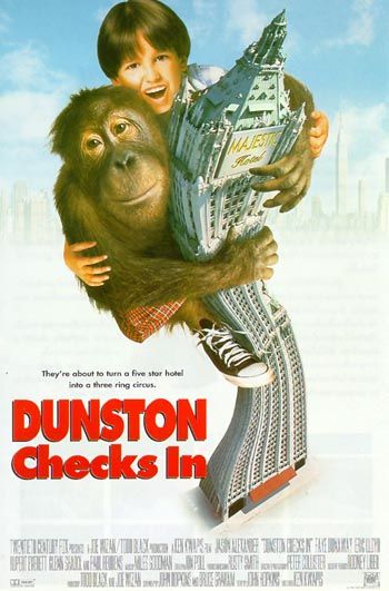 the movie poster: Dunston Checks In (1996) ver2