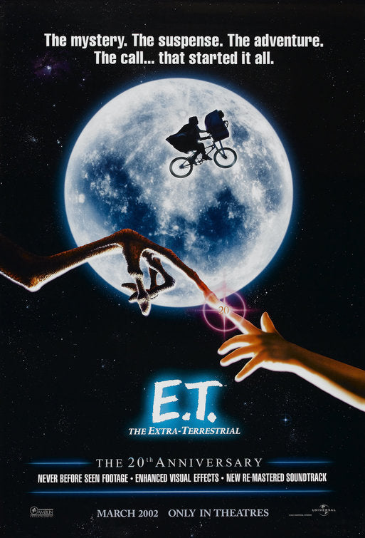 the movie poster: E.T. the Extra-Terrestrial (1982) ver5