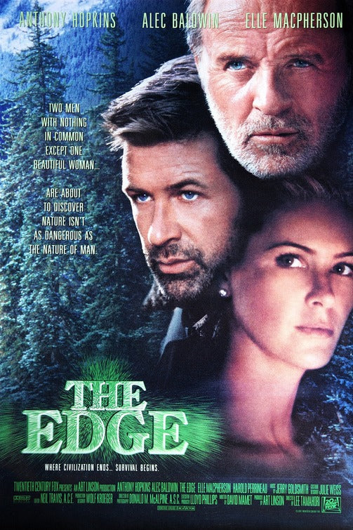 the movie poster: The Edge (1997) ver1