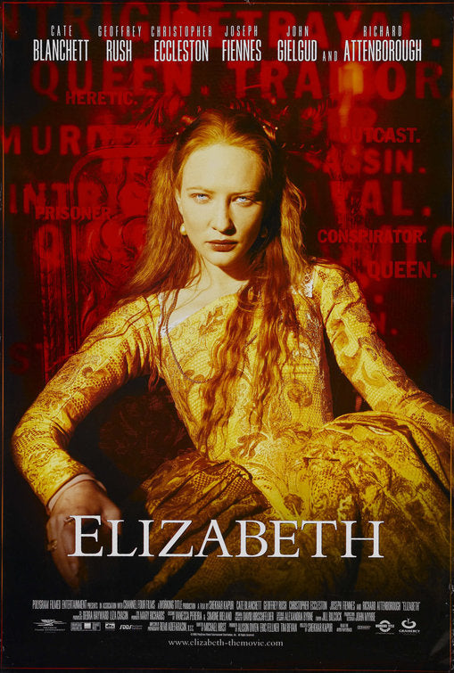 the movie poster: Elizabeth (1998)