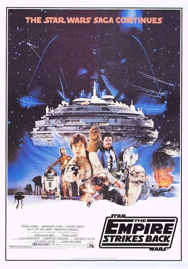 the movie poster: The Empire Strikes Back (1980) ver5