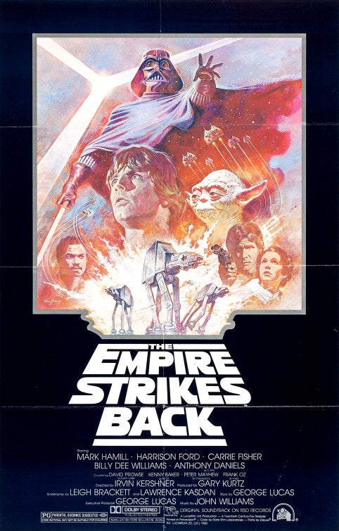 the movie poster: The Empire Strikes Back (1980) ver8