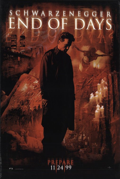 the movie poster: End of Days (1999) ver2