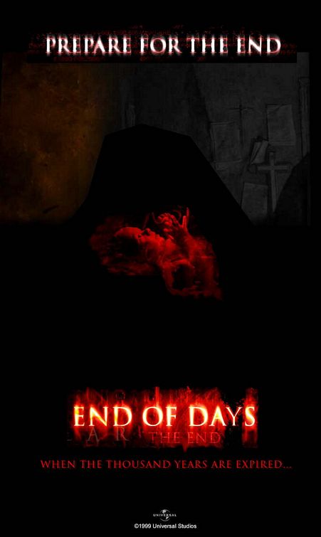 the movie poster: End of Days (1999) ver4