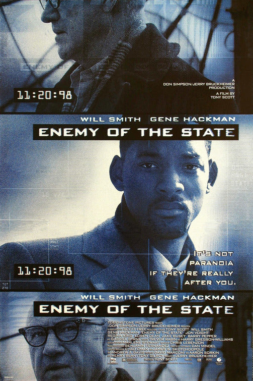 the movie poster: Enemy of the State (1998)