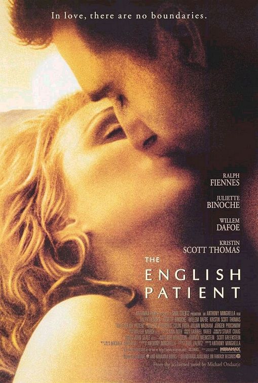 the movie poster: The English Patient (1996) ver2