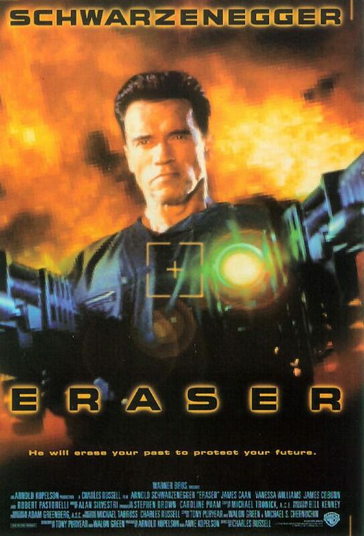 the movie poster: Eraser (1996) ver2