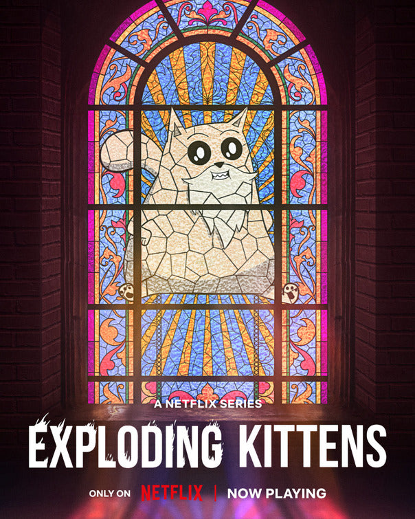 1000 piece jigsaw puzzle for tv poster: Exploding Kittens, ver8