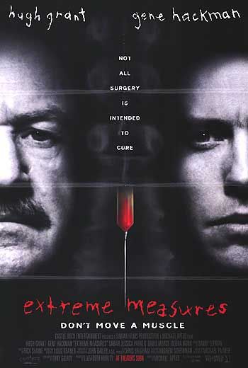 the movie poster: Extreme Measures (1996)