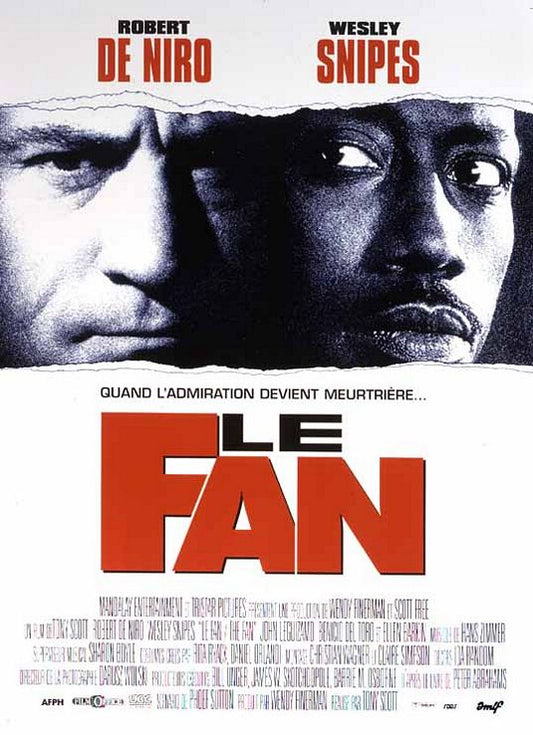 the movie poster: The Fan (1996) ver2