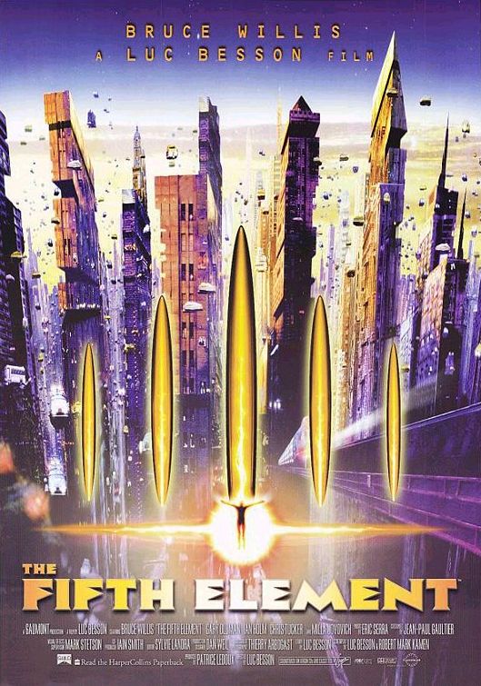 the movie poster: The Fifth Element (1997) ver3