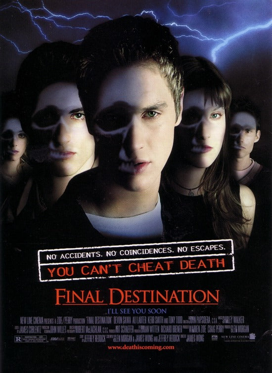 the movie poster: Final Destination (2000) ver1