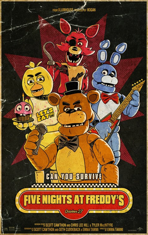 1000 piece jigsaw puzzle for the movie poster: Five Nights at Freddy's (2023) ver12