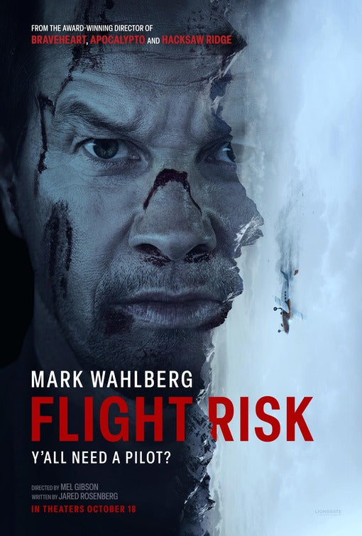 1000 piece jigsaw puzzle for the movie poster: Flight Risk (2024)