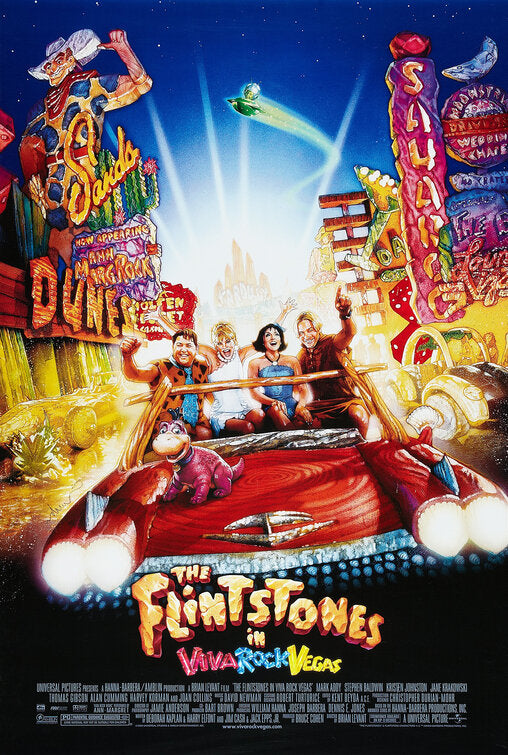 the movie poster: The Flintstones in Viva Rock Vegas (2000)