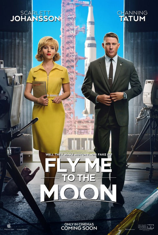 1000 piece jigsaw puzzle for the movie poster: Fly Me to the Moon (2024) ver2