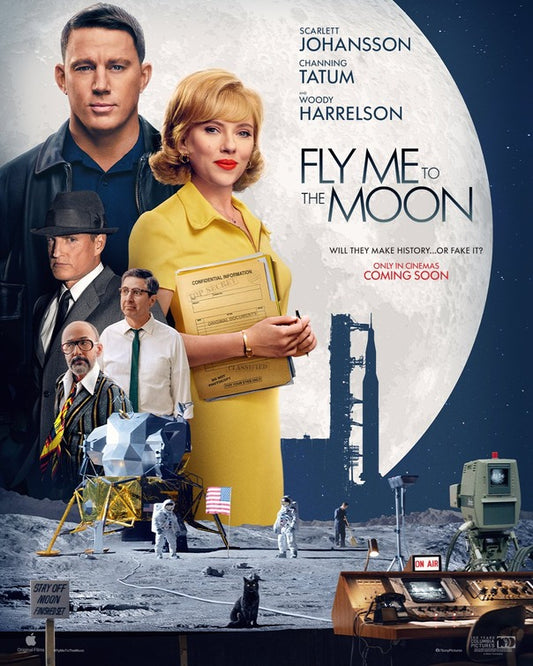 1000 piece jigsaw puzzle for the movie poster: Fly Me to the Moon (2024) ver5