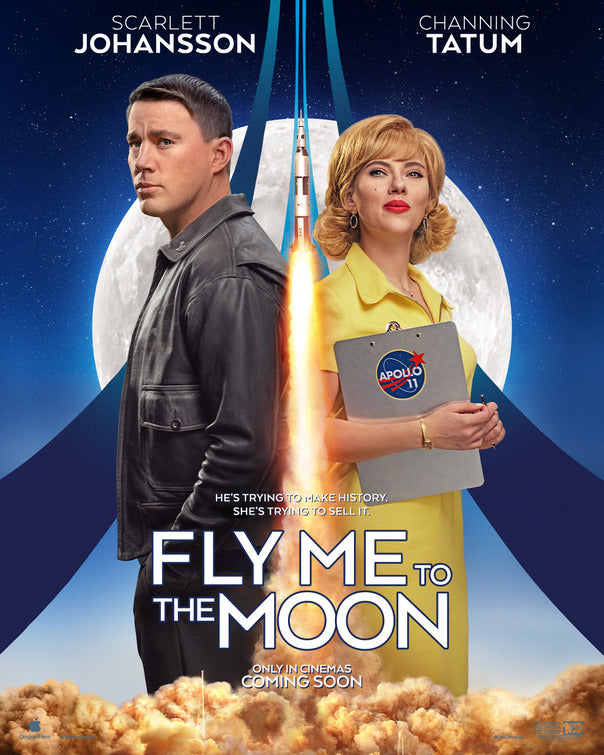 1000 piece jigsaw puzzle for the movie poster: Fly Me to the Moon (2024) ver6