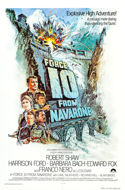 the movie poster: Force 10 From Navarone (1978) ver3