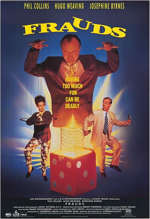 the movie poster: Frauds (1993)