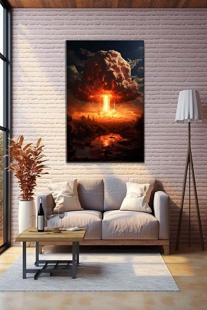 Jigsaw puzzle for adult 1000 piece, wooden, for nuclear explosion