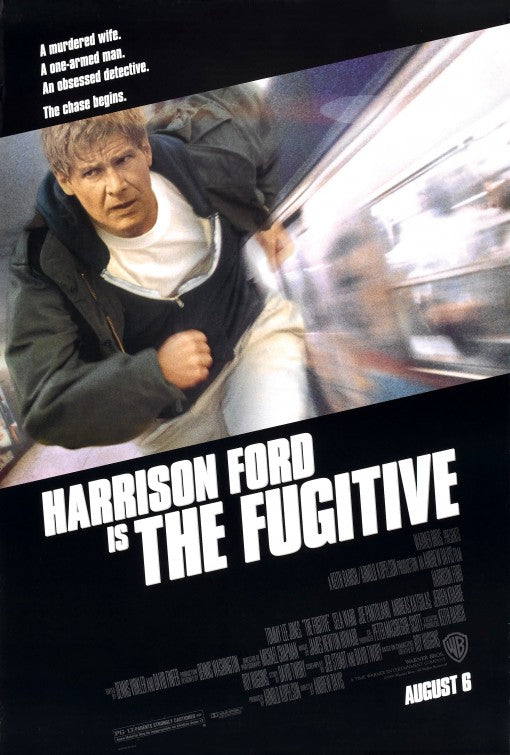 the movie poster: The Fugitive (1993)