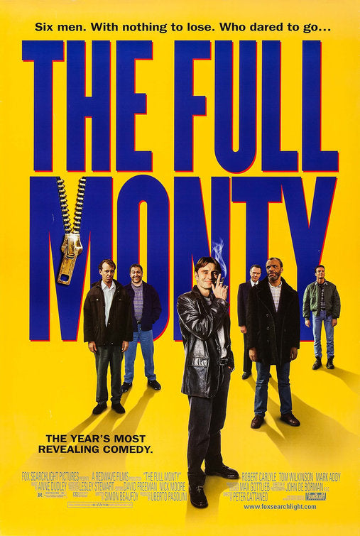 the movie poster: The Full Monty (1997)