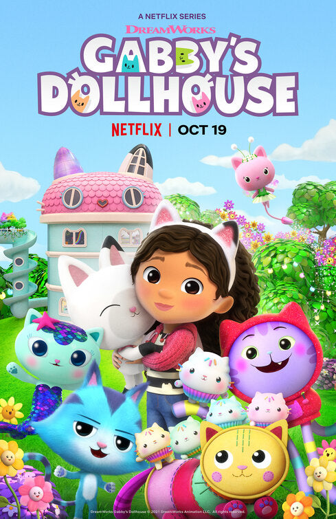 1000 piece jigsaw puzzle for tv poster: Gabby's Dollhouse, ver12