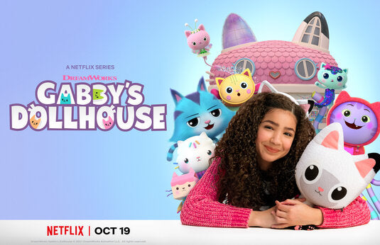 1000 piece jigsaw puzzle for tv poster: Gabby's Dollhouse, ver15