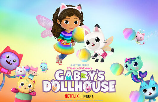 1000 piece jigsaw puzzle for tv poster: Gabby's Dollhouse, ver17