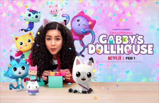 1000 piece jigsaw puzzle for tv poster: Gabby's Dollhouse, ver19