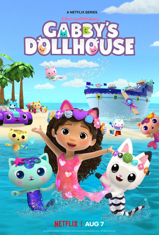 1000 piece jigsaw puzzle for tv poster: Gabby's Dollhouse, ver34