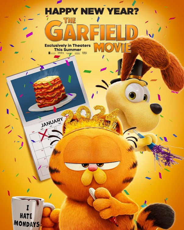 1000 piece jigsaw puzzle for the movie poster: The Garfield Movie (2024) ver4