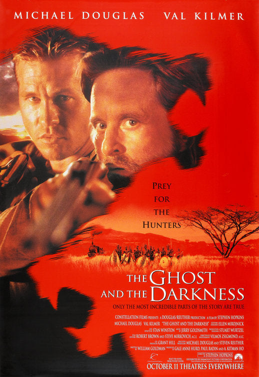 the movie poster: The Ghost And The Darkness (1996) ver2